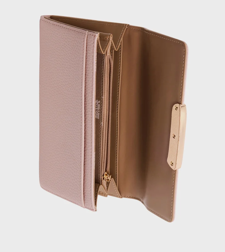 ANNE KLEIN  Anne Klein Textured Flap Wallet for Women | Best Price UAE